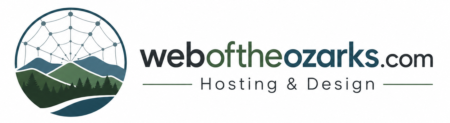 Web of the Ozarks — Web Hosting & Design. Rooted here. Built for you.